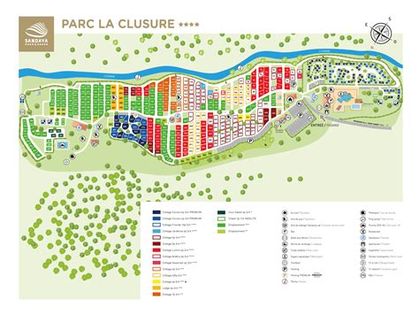 parc la clusure plattegrond|Camping Parc la Clusure 